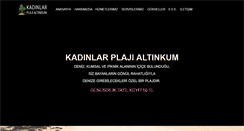 Desktop Screenshot of kadinlarplaji.com